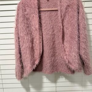 Women's Blush Pink Teddy Jacket